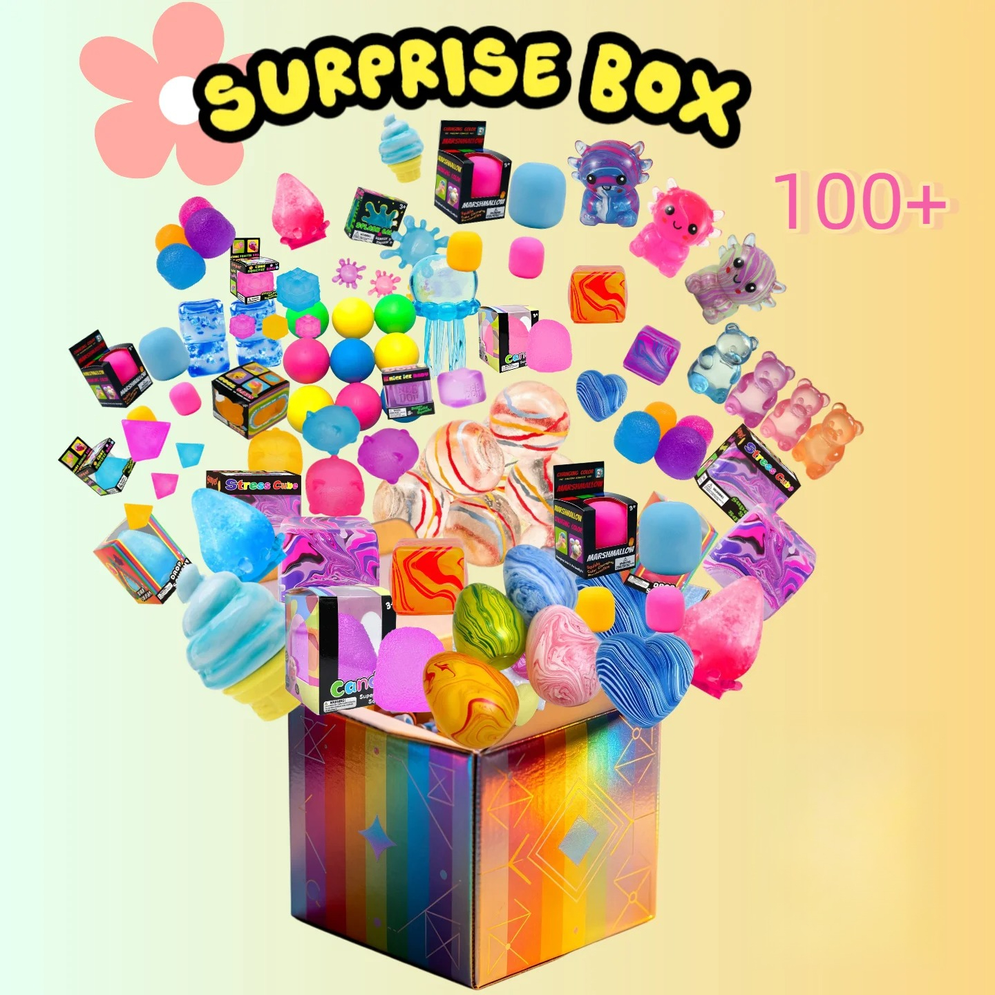 Event Party - 100+Pcs Sensory Squishy Blind Box Series,