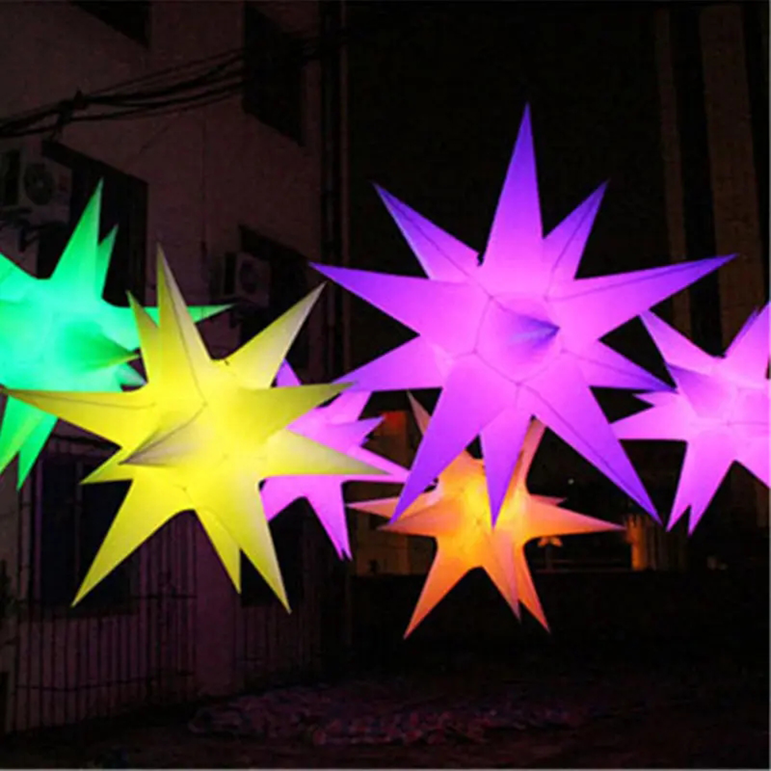 Led Balloon Light - Fascinating Inflatable Star With Led Light