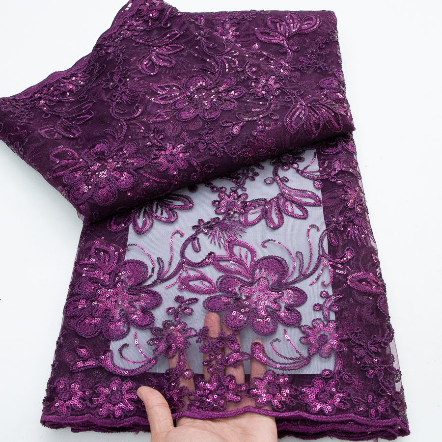 Glitter Tablecloth - 2026 African Mesh Tulle Lace Fabric