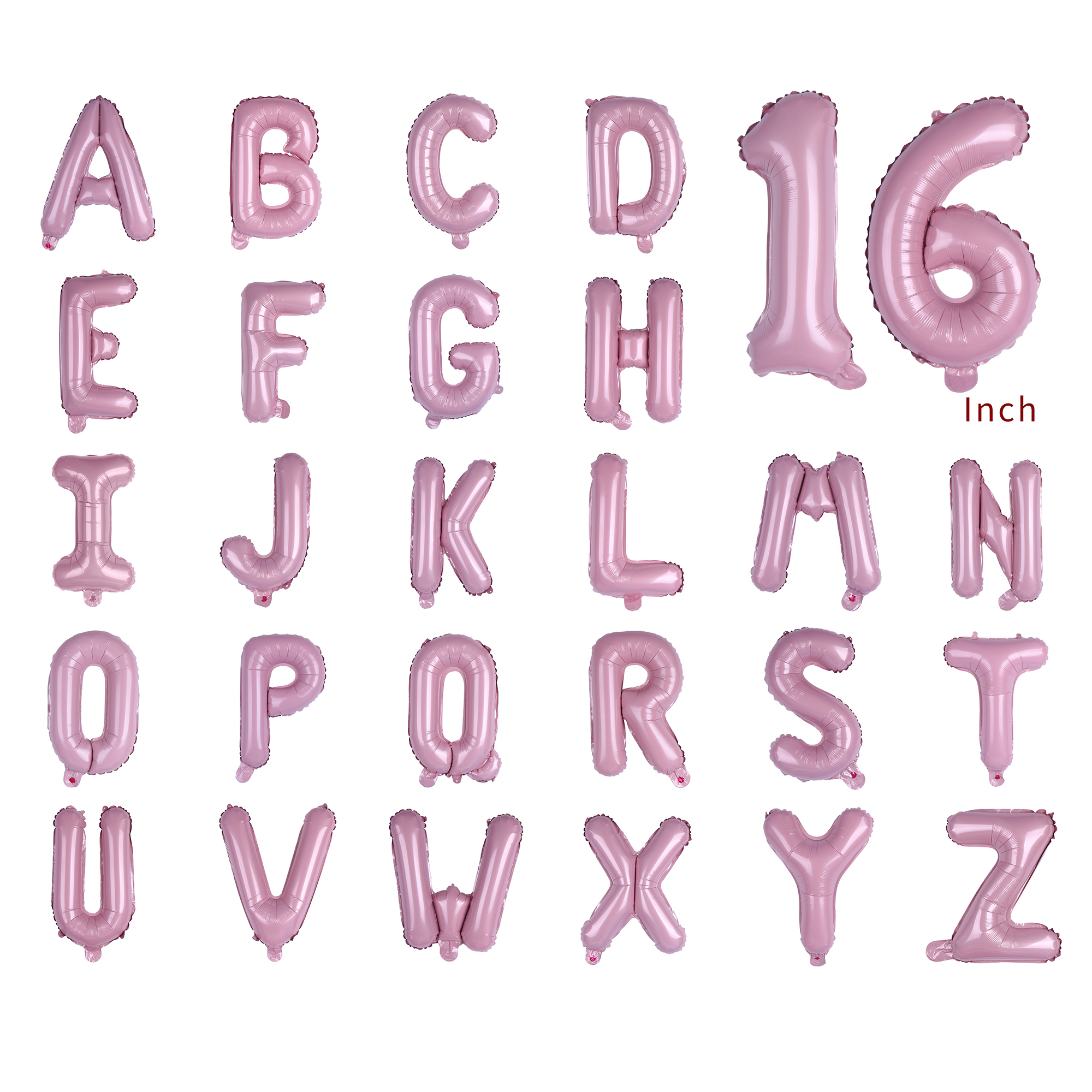 Party Event Supplier - 16 Inch Pink Alphabet number Letters