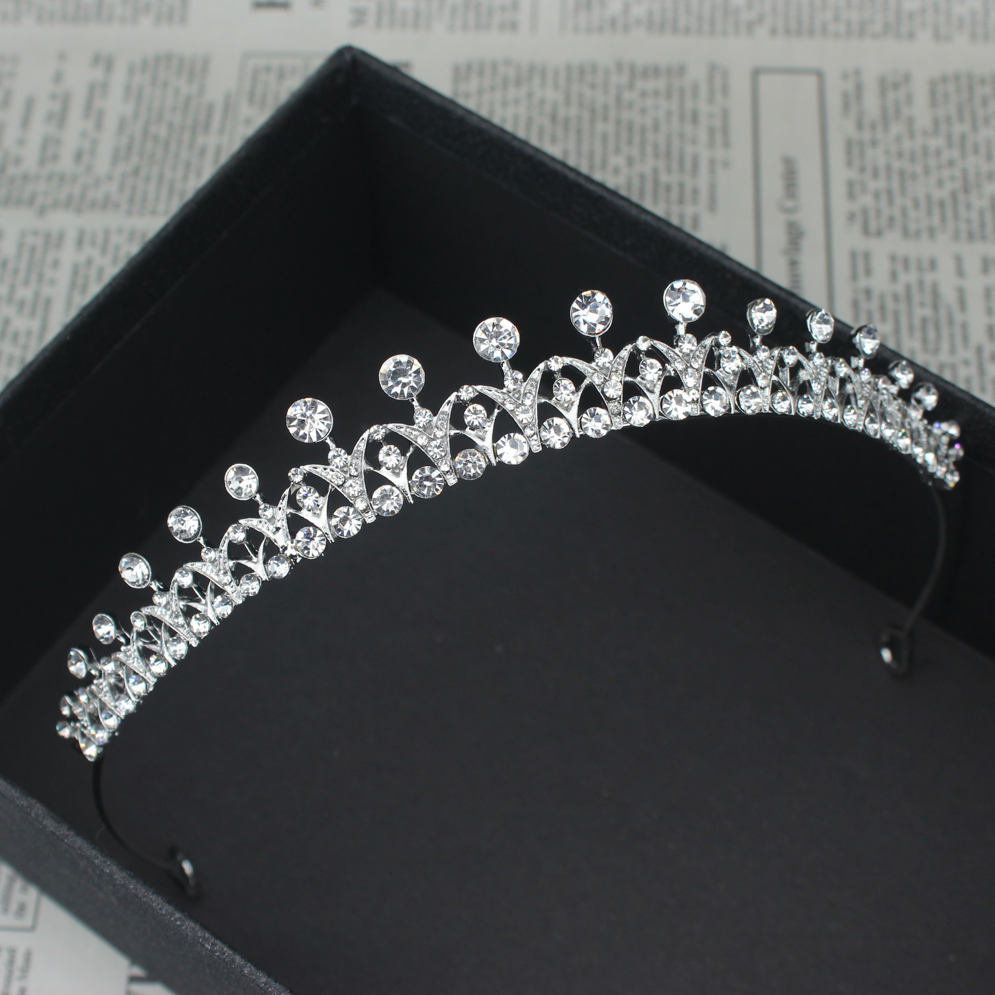 Event Suppliers - Crystal Wedding Bridal Tiara Hairstyle For