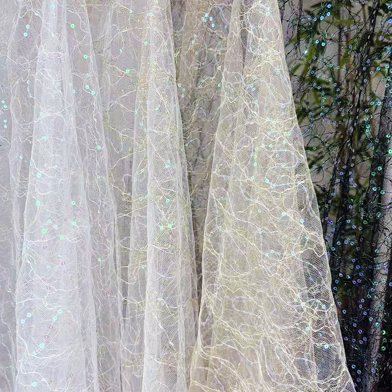 Glitter Tablecloth - 4 Colors French Tulle Evening Party