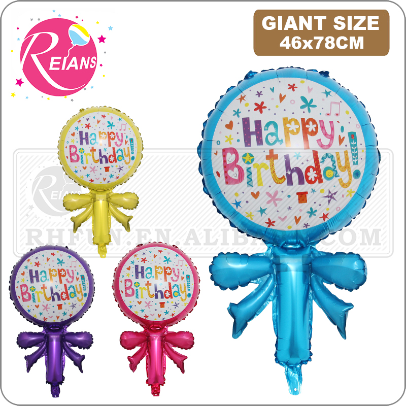 Party Event Supplier - Happy Birthday Bowknot Lollipop Candy flower