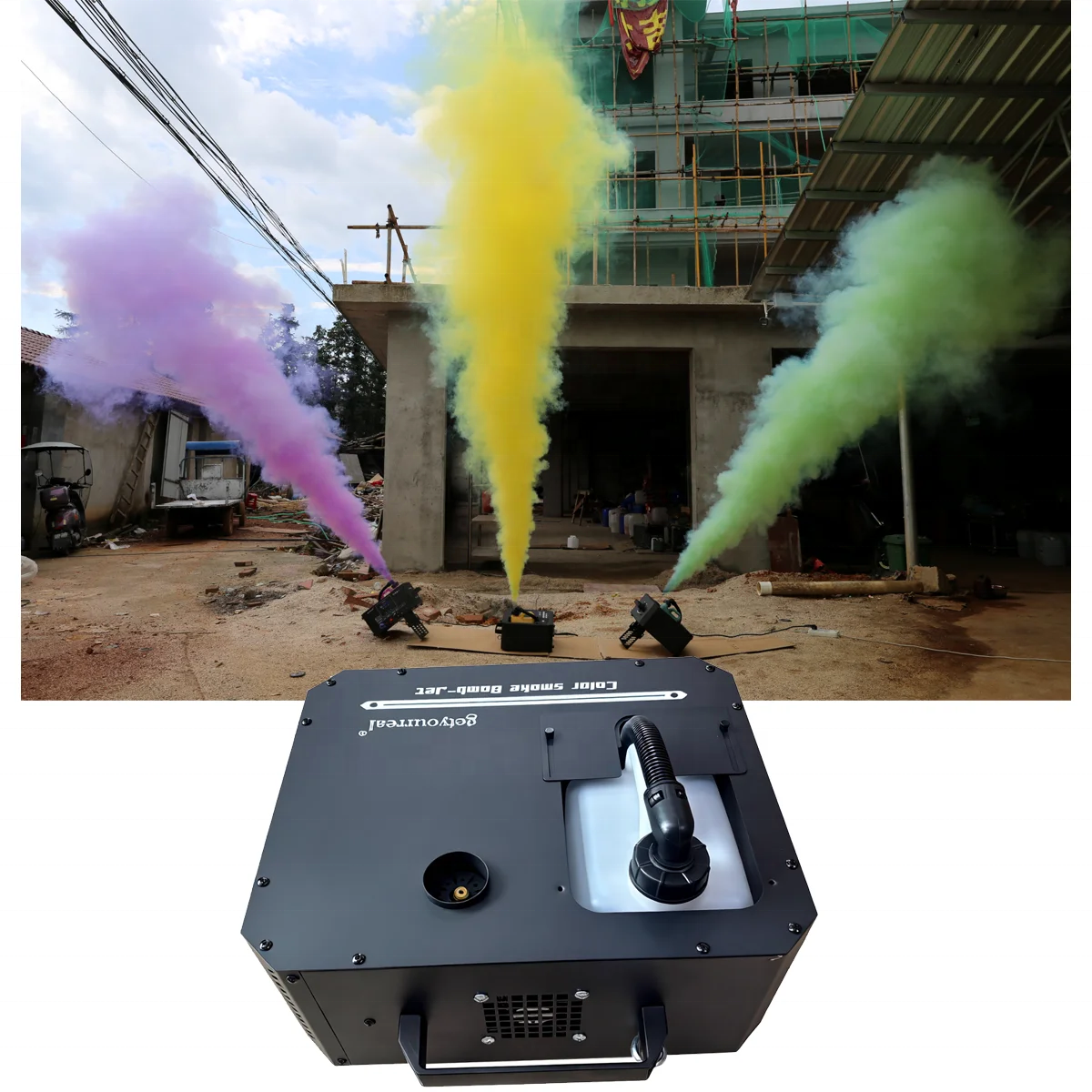 Event Party Dj - 2000W DMX Color Smoke Jet Machine