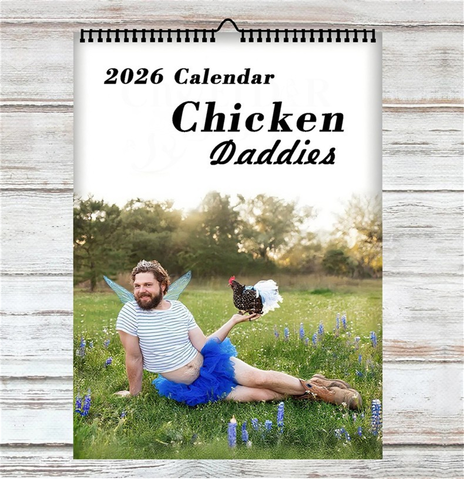 Event Support - 2026 Funny Chicken Daddy Wall Calendar