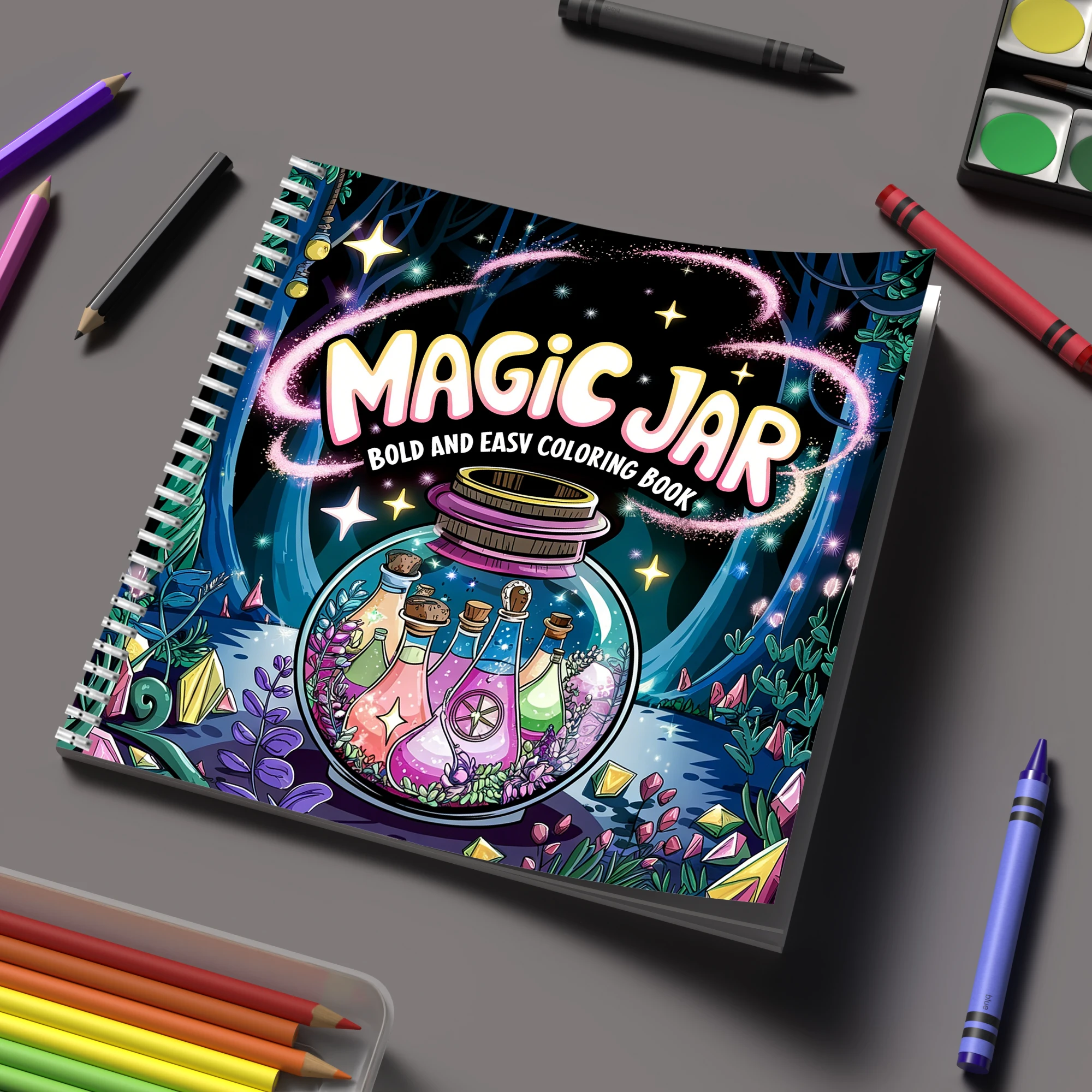 Supply Event - Coloring Book Magic Jar for Adult