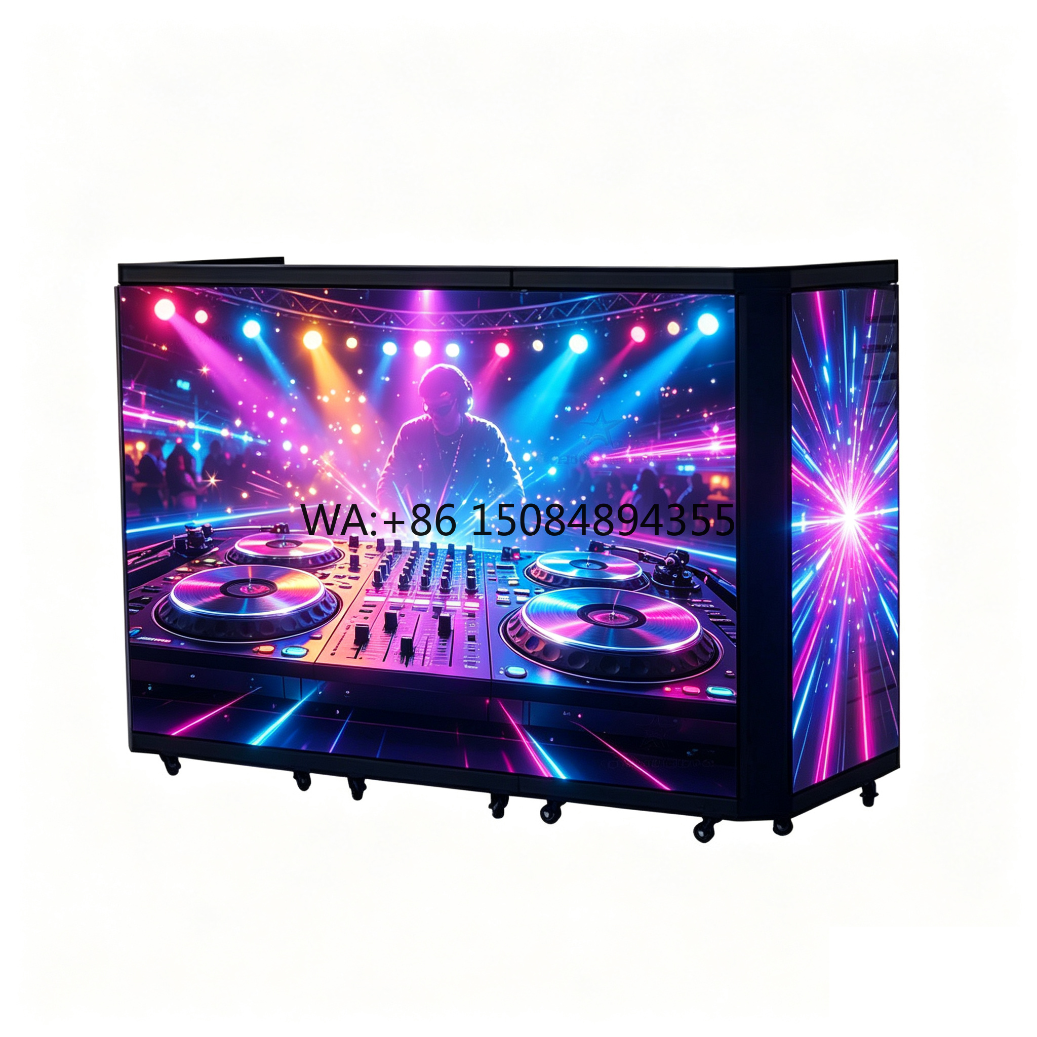 Event Party Dj - Custom Logo Professional Foldable Led Dj