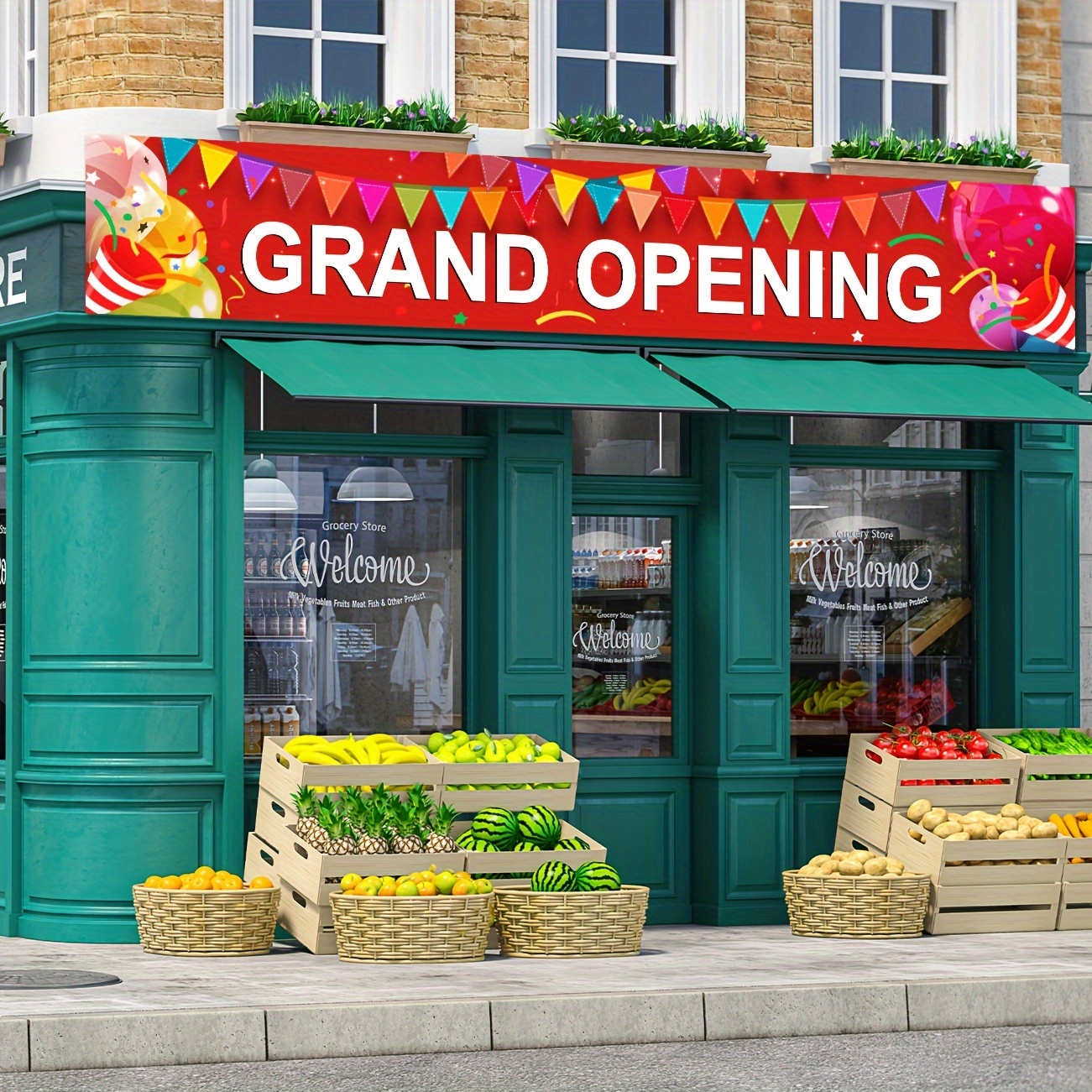Party Event Supply Store - Grand Opening Banner New Store Grand