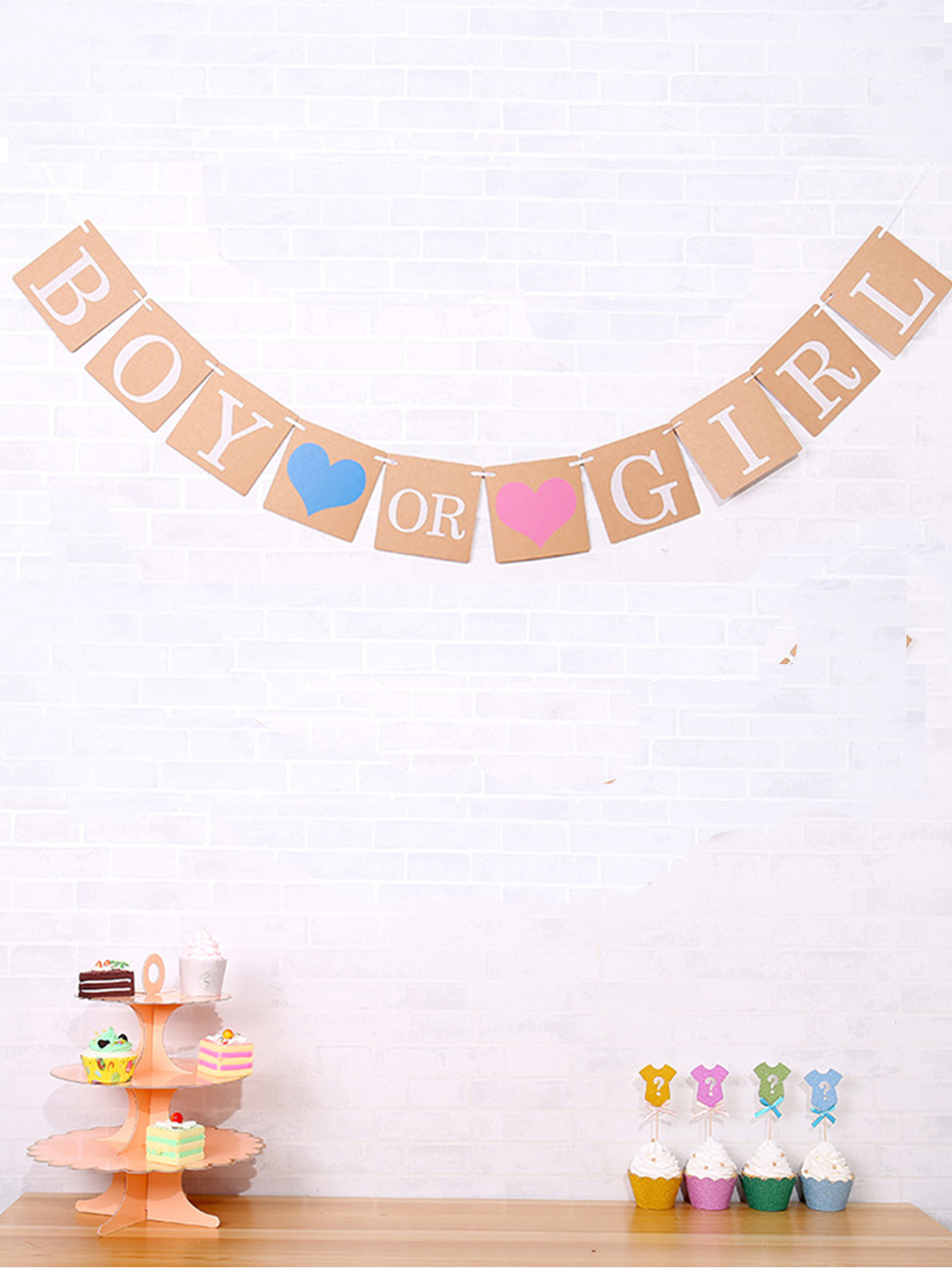 Confetti Cannon Tube - Paper Boy or Girl Banners Gender