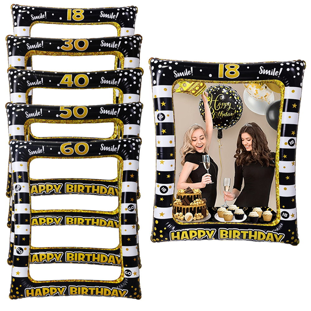 Photo Booth Frame - 18th 30th 40th 50th 60th Birthday