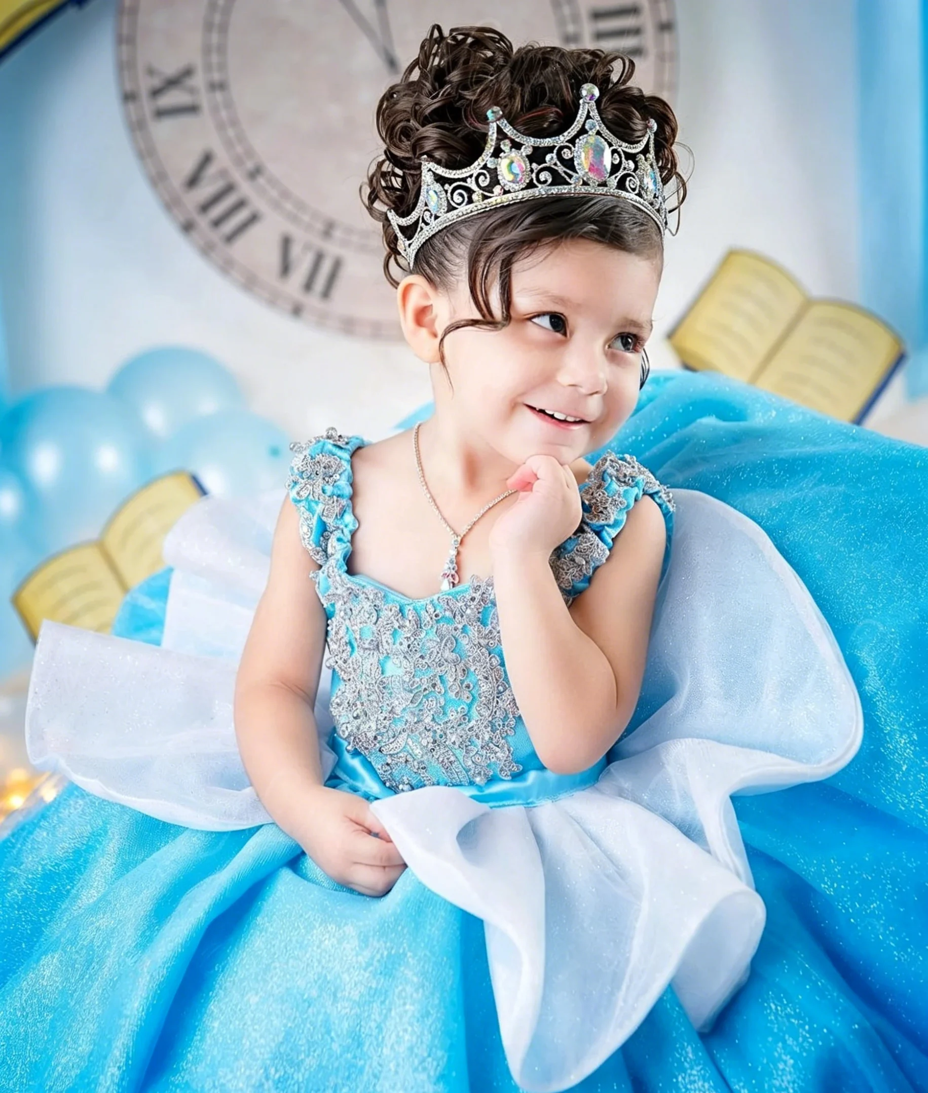 Birthday Sash Glitter - Custom Luxury Dress FlowerGirl Wedding Pageant