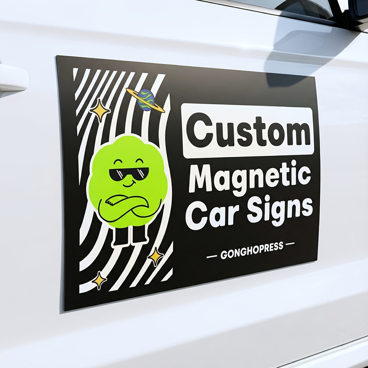 Event Support - Customizable Magnetic Car Decals—Ideal for Vehicle