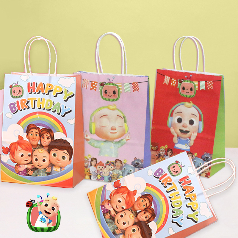 Supply Event - Cocomelons Party Gift Bag Set Cute