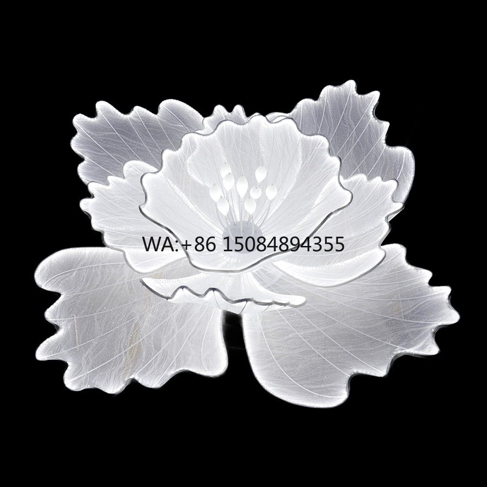 Event & Party Supply Photos - LED Giant White Flower Backdrop Stand