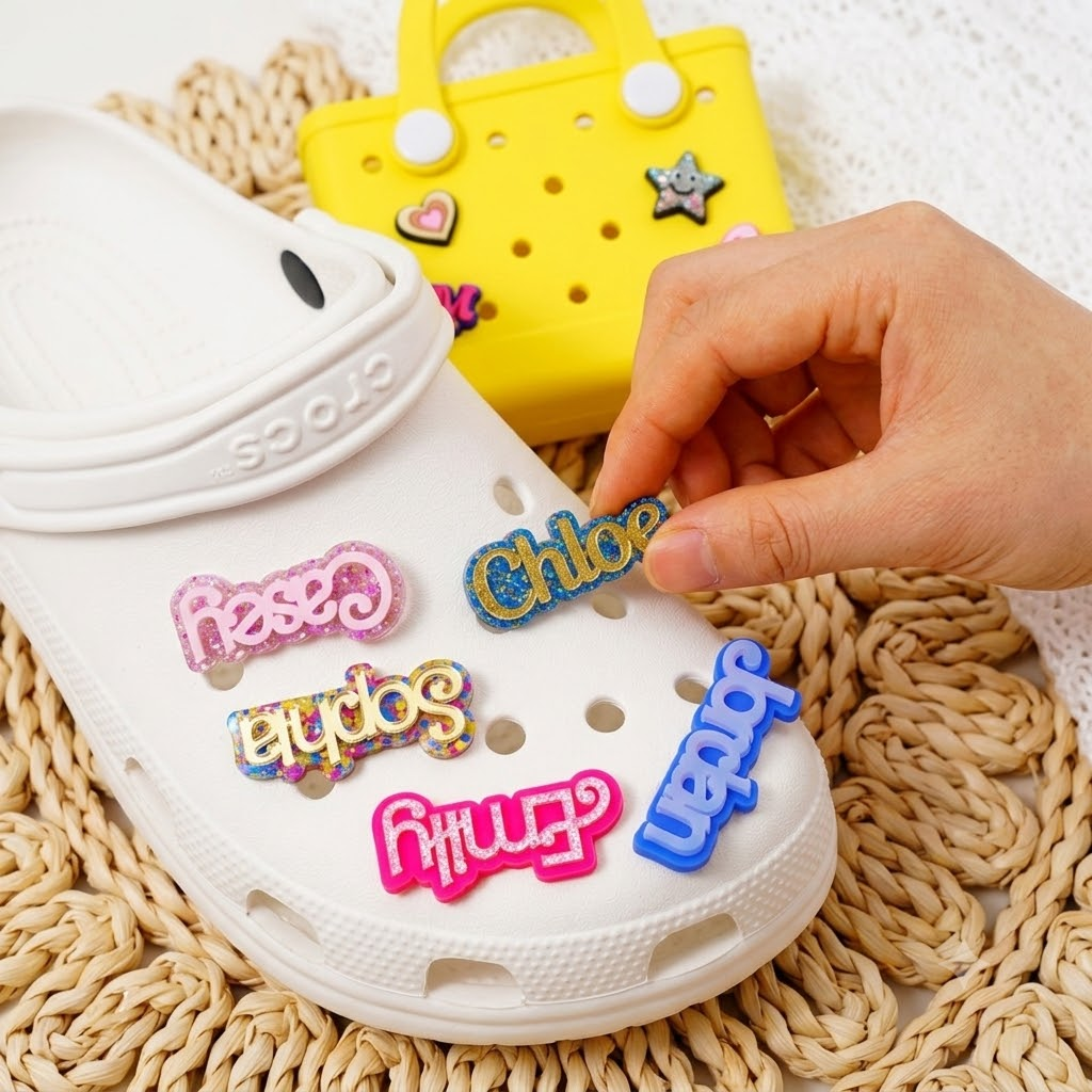 Event Suppliers - 1 PC Personalized Name Shoe Charms