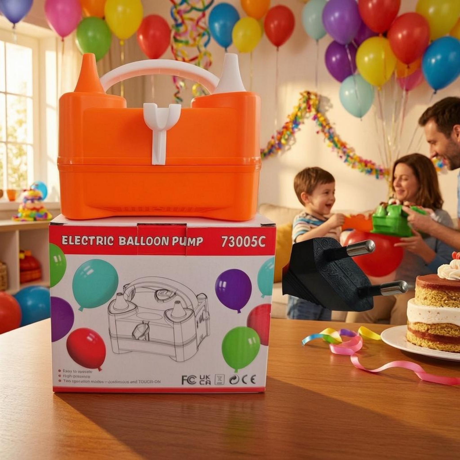 Balloon Pump Hand - Electric Balloon Pump Dual Nozzle Balloon