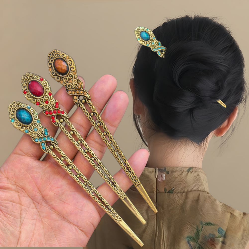 Event Suppliers - Vintage Metal Hair Sticks for Women