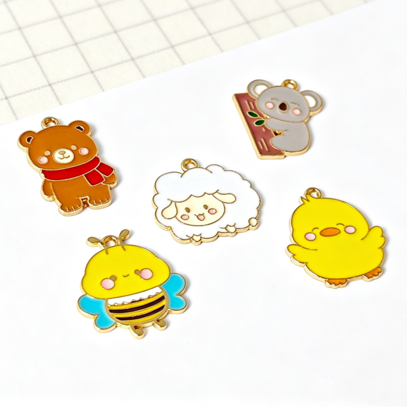 Event Party - 10pcs cartoon cute little animal lamb