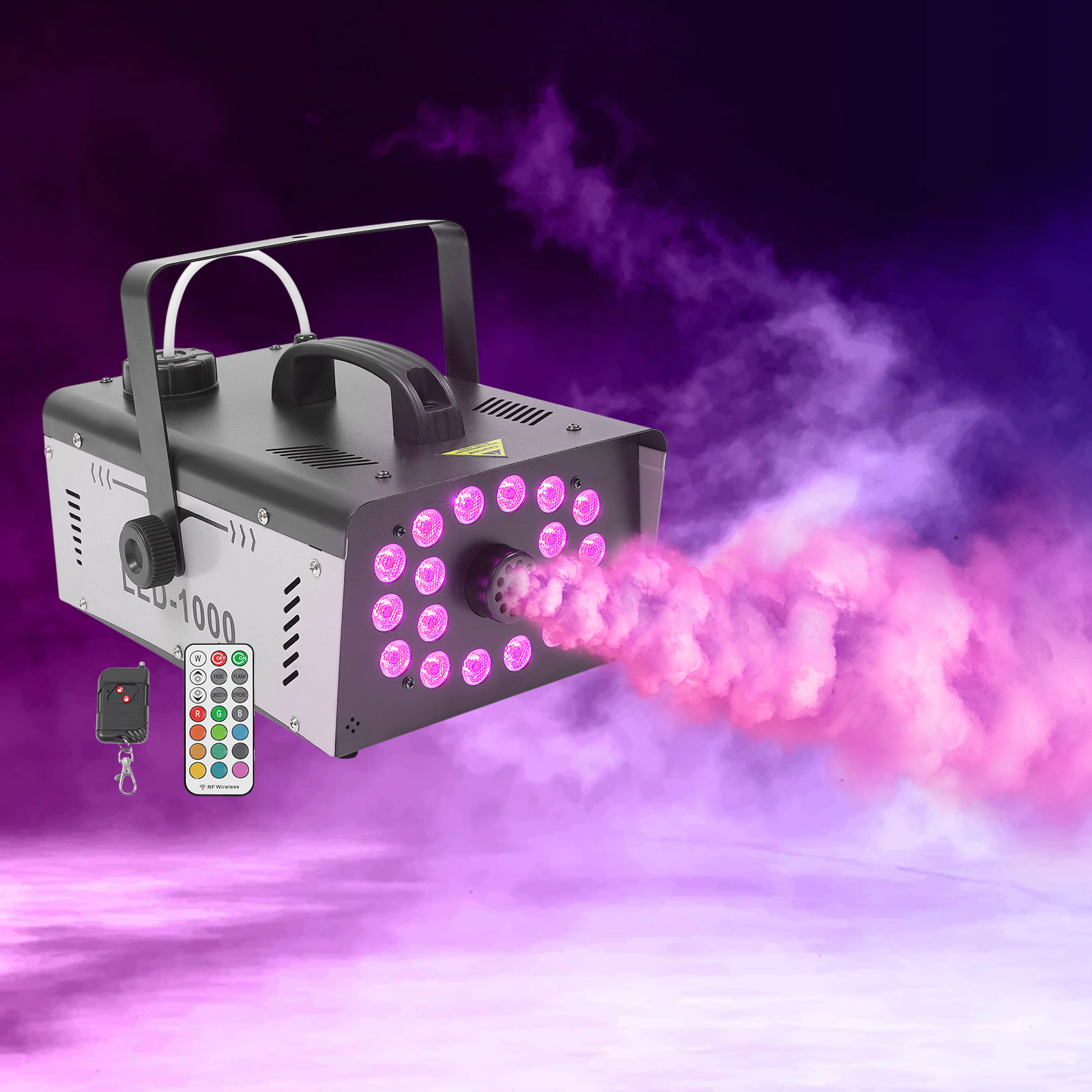 Event Party Dj - Smoke Machine 1000W 18 LED Stage
