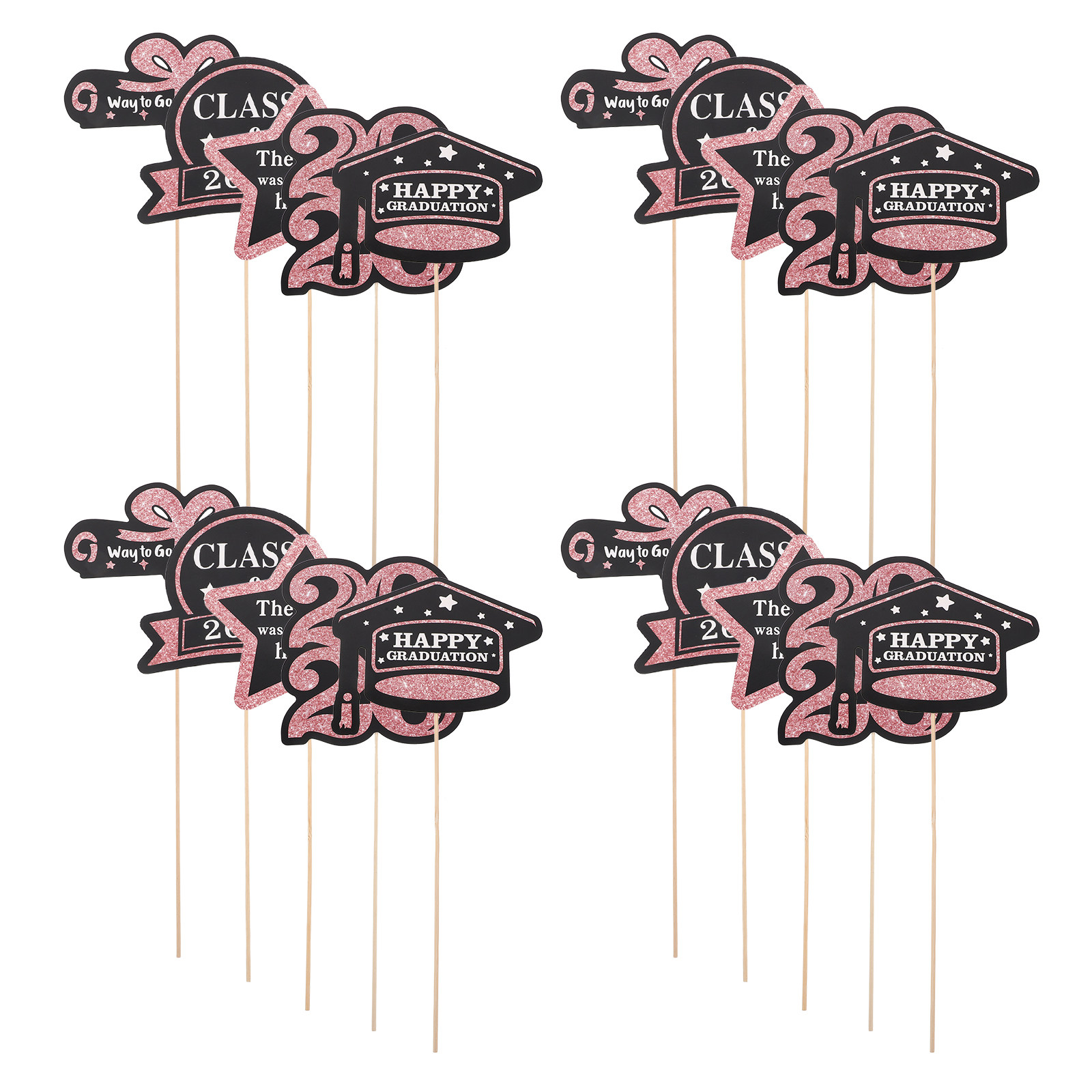 Centerpiece Stick - 20Pcs Graduation Centerpiece Sticks Class of