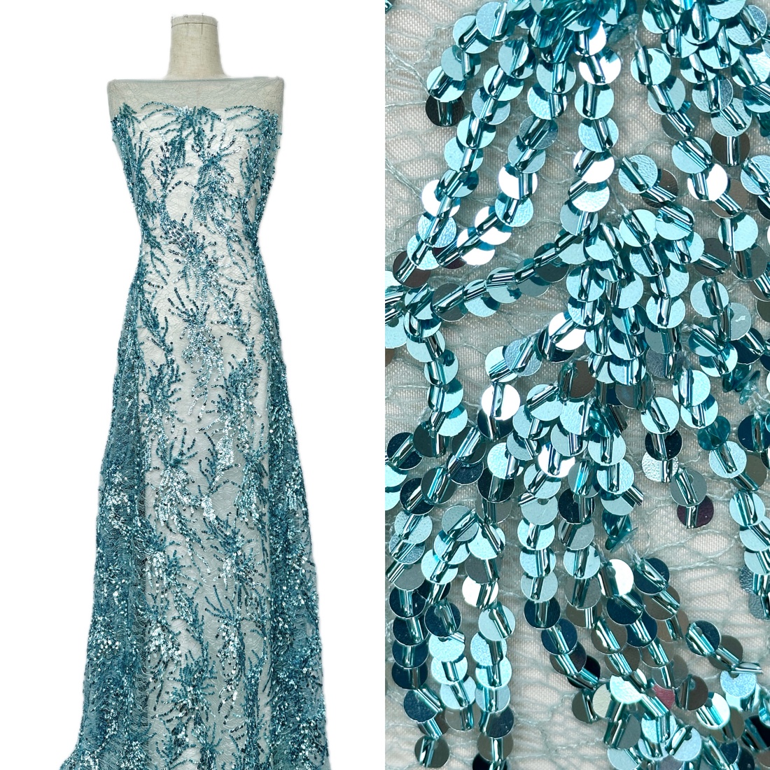 Glitter Tablecloth - 5 Yards African Net Lace Fabric