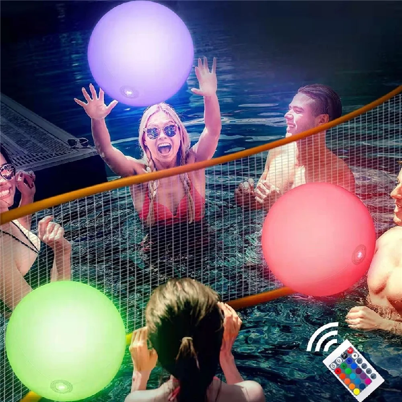 Led Balloon Light - 1pc 40CM Solar Powered Floating Ball