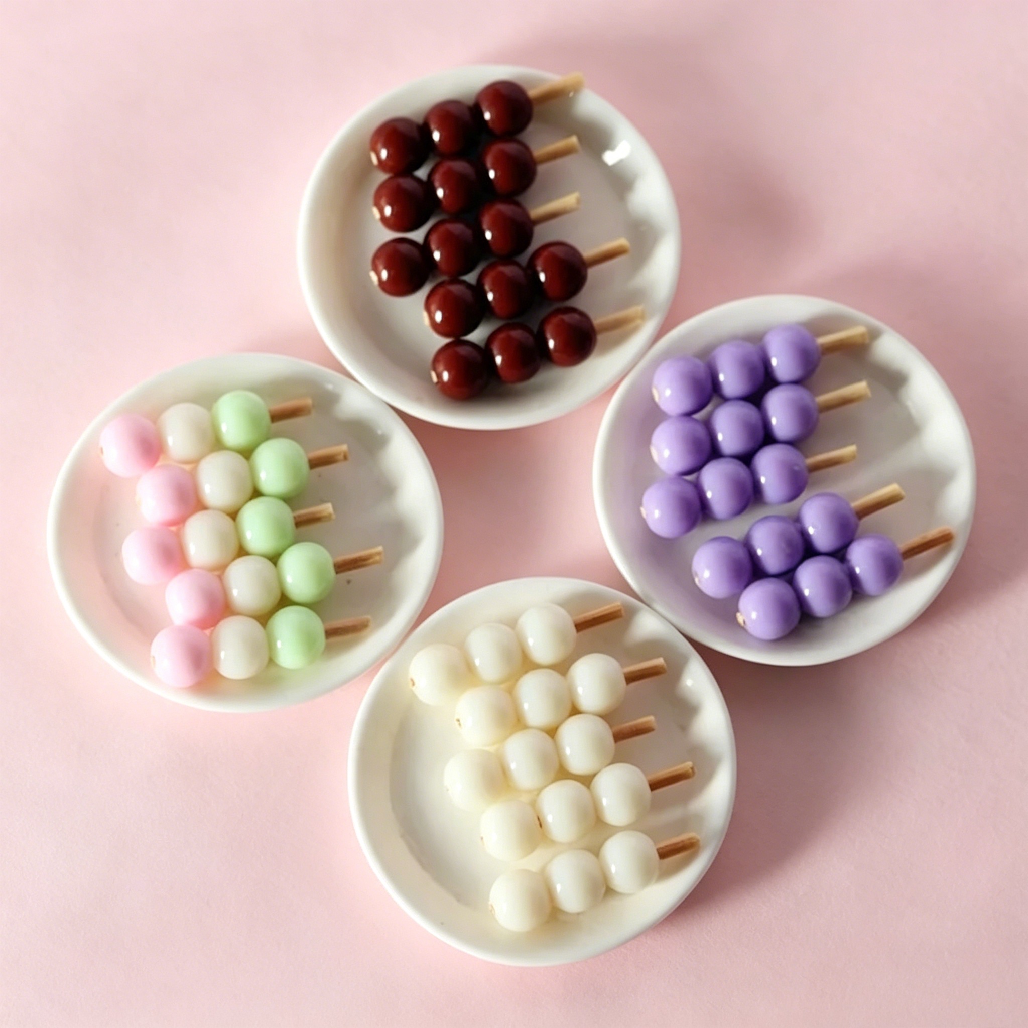 Centerpiece Stick - 5pcs Doll House Mini Japanese Fish