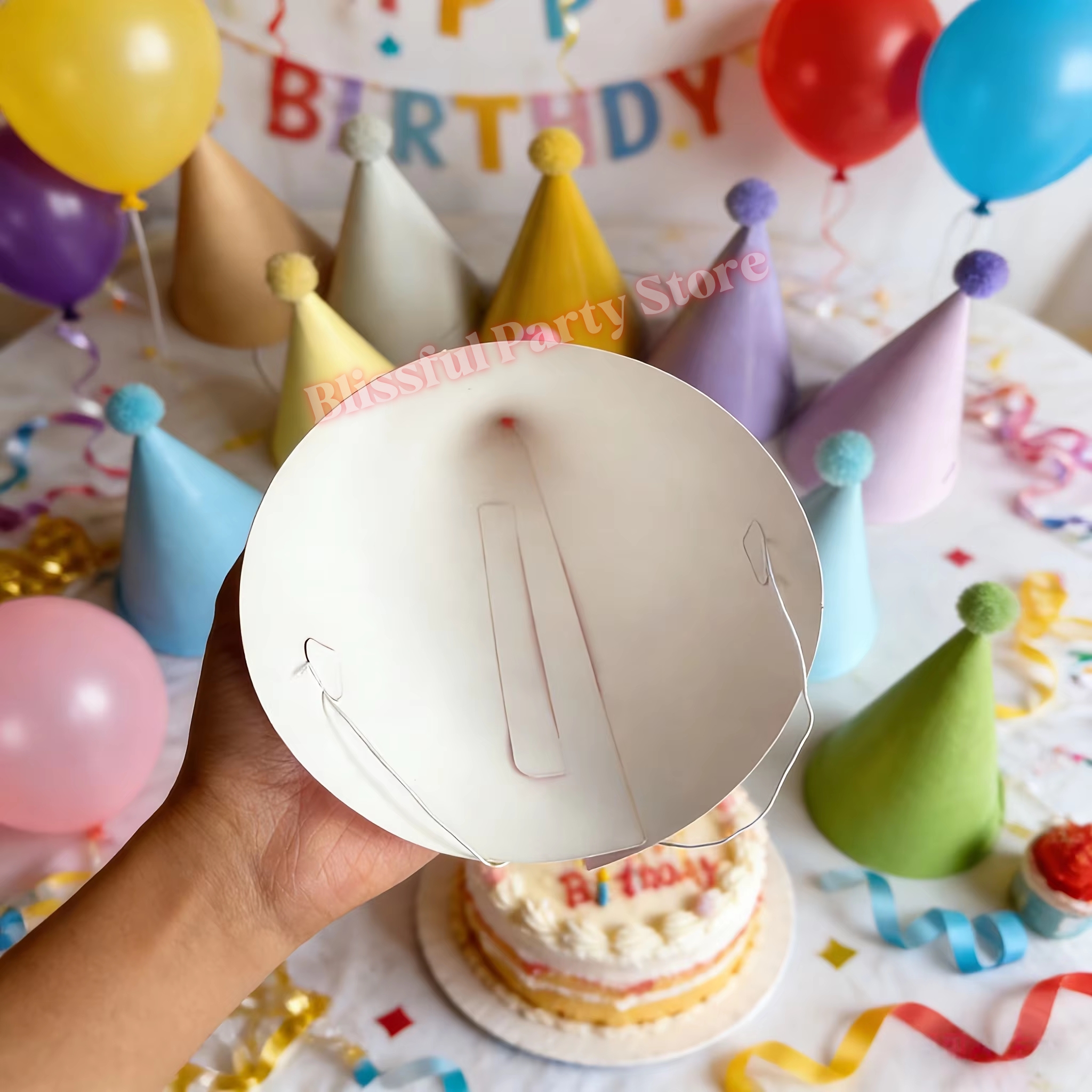 Colorful Birthday Party Hats M - Party Hat Cone ulasan dan harga