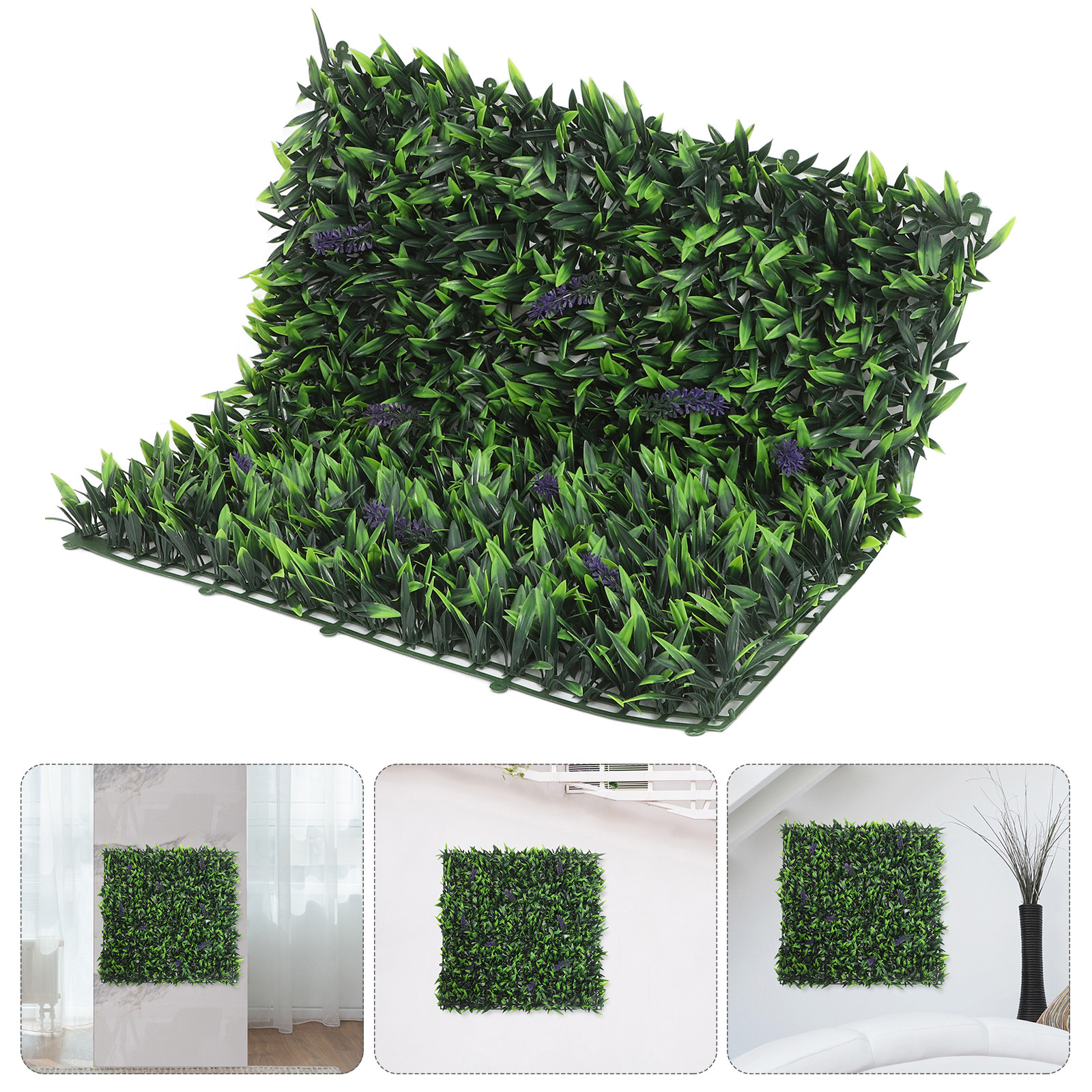 50*50cm Artificial Lawn Plant  - Flower Wall Panel ulasan dan harga