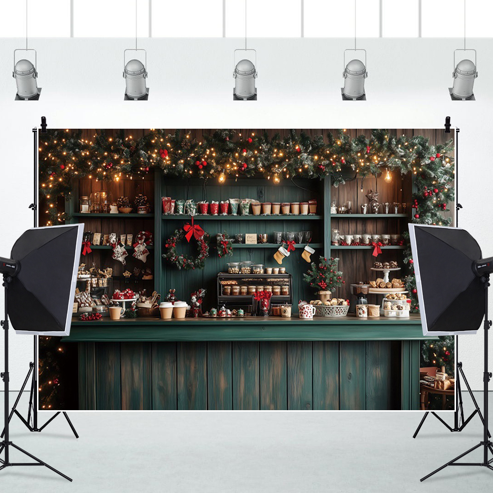 Christmas Photography Backdrop - Dessert Table Backdrop ulasan dan harga