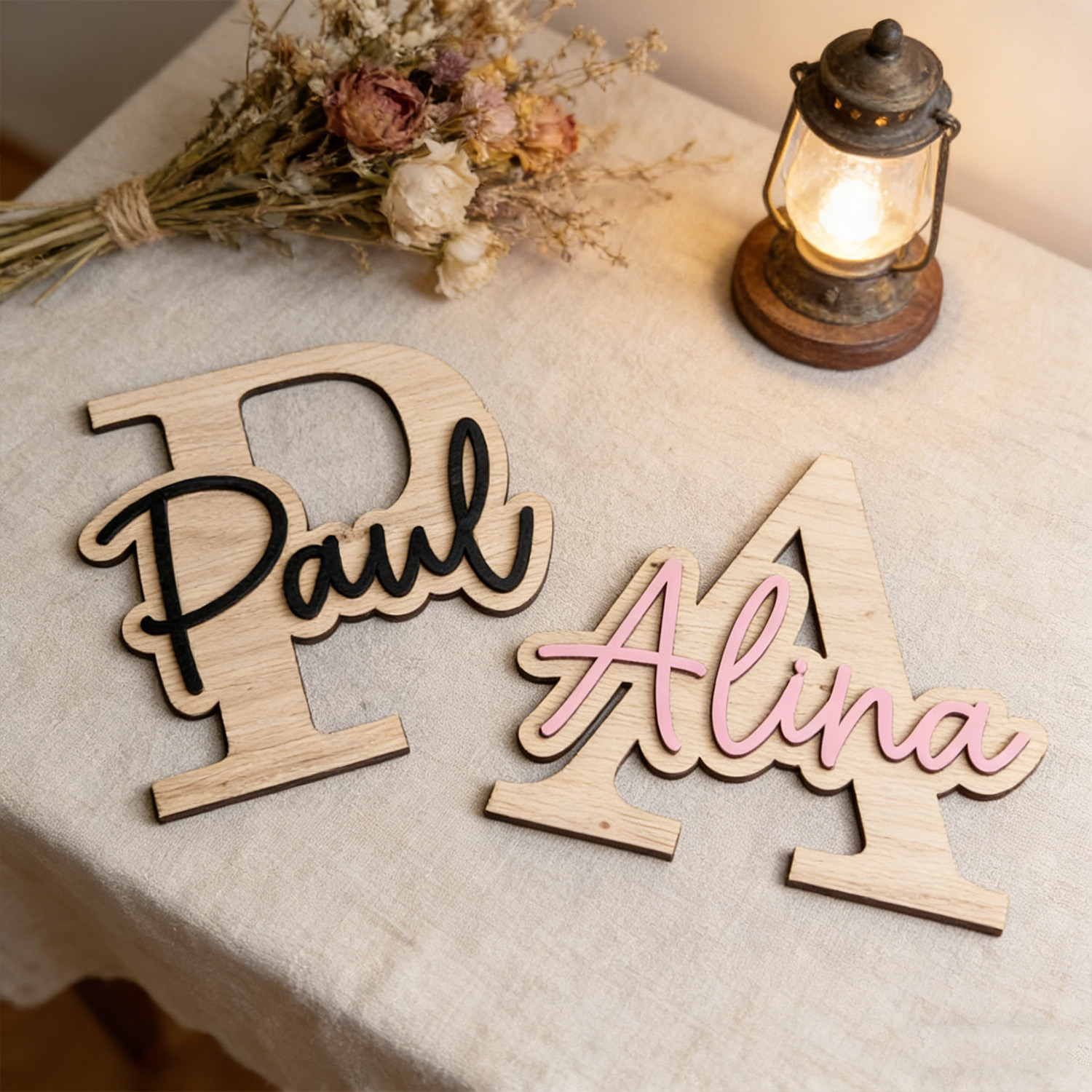 1pc Customizable Wooden Letter - Eve Party ulasan dan harga