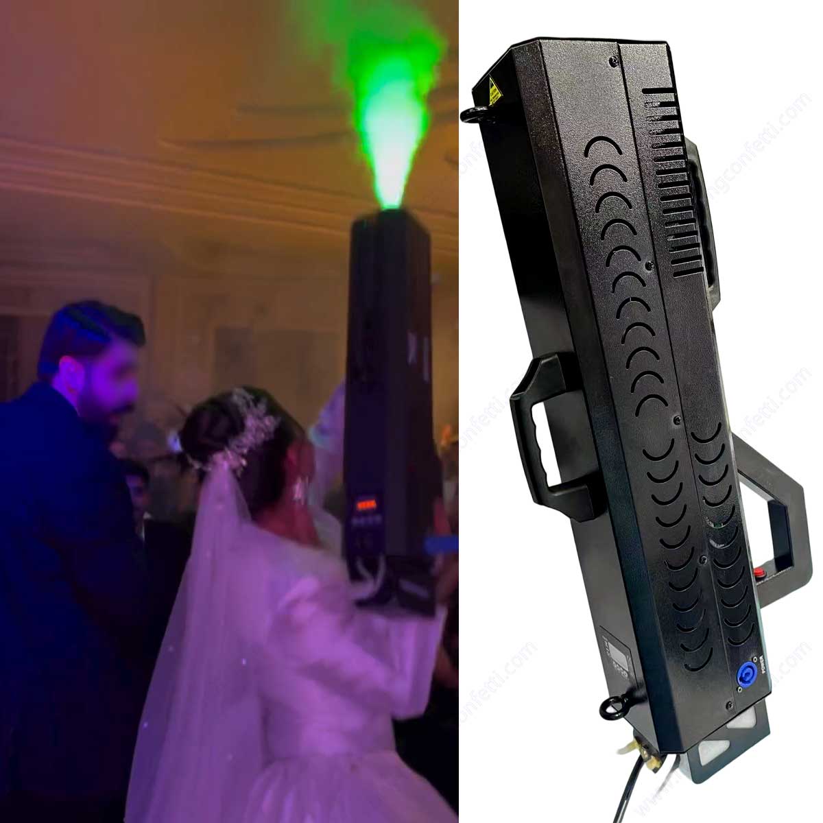 Fog Gun Machine Spray Portable - Confetti Cannon Tube ulasan dan harga