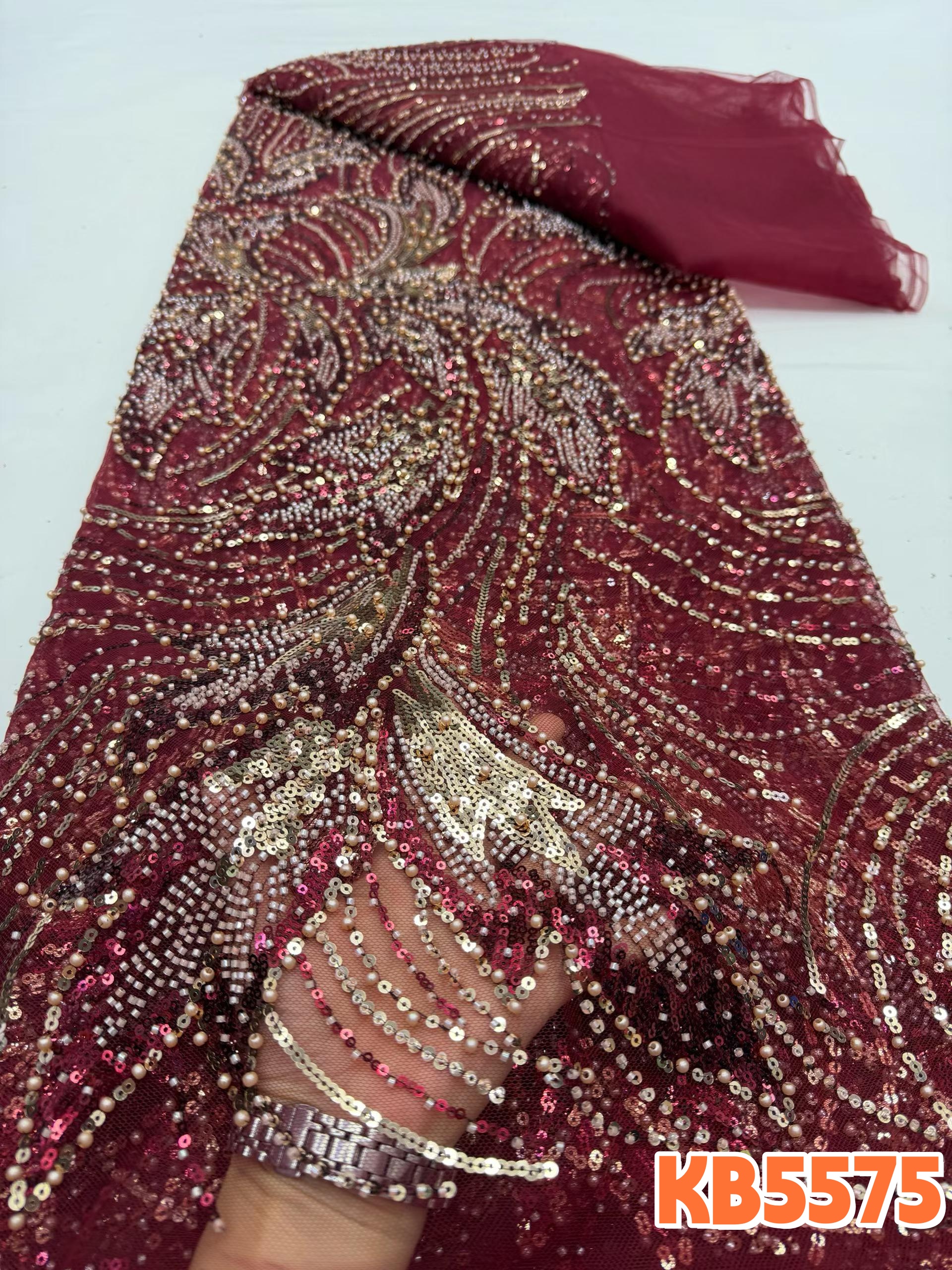 YALISI 5 Yards Sequence Lace F - Glitter Tablecloth ulasan dan harga