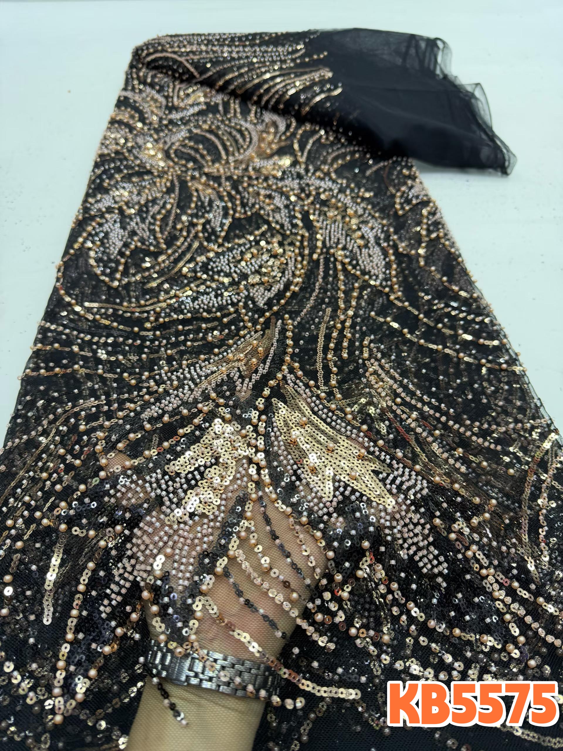 YALISI 5 Yards Sequence Lace F - Glitter Tablecloth ulasan dan harga