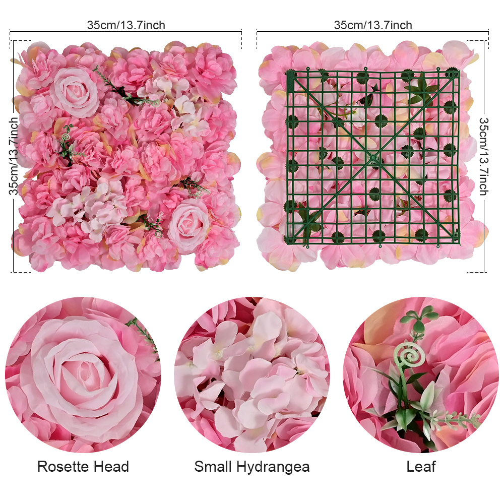 6PCS Artificial Flowers Wall P - Flower Wall Panel ulasan dan harga