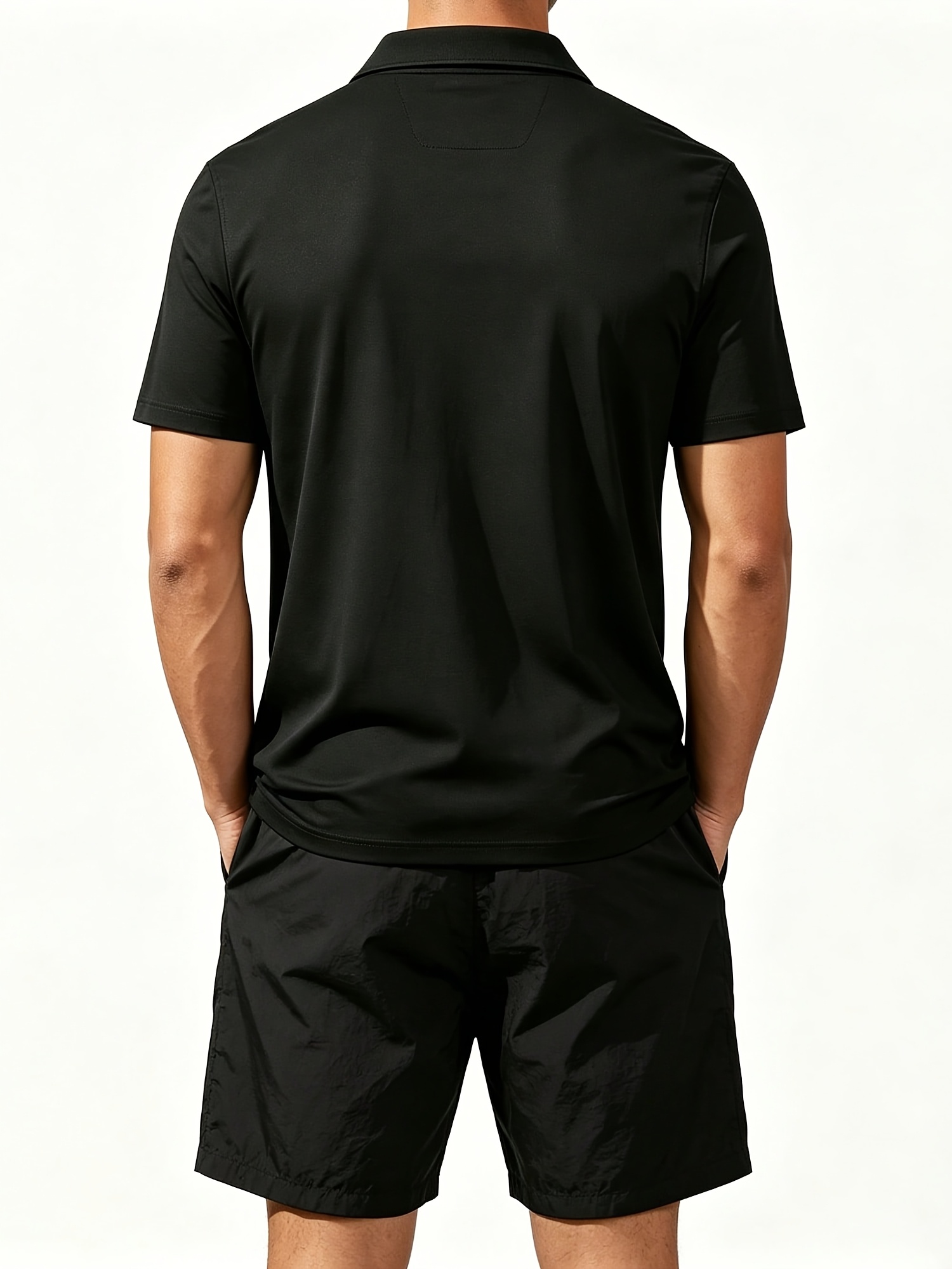 Men's Polo Shirt and Beach Sho - Event & Party Supply Photos ulasan dan harga
