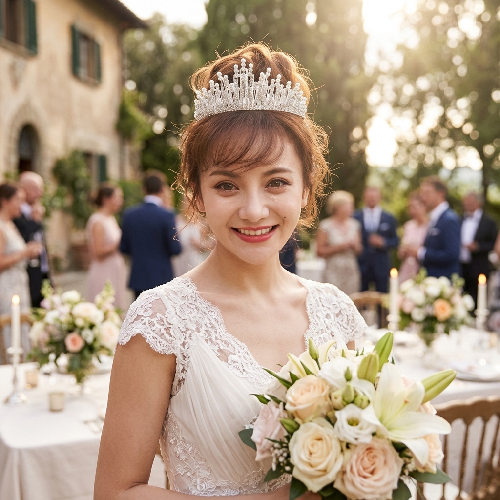 Bridal Pearl Crown Headpiece E - Event & Party Supply Photos ulasan dan harga