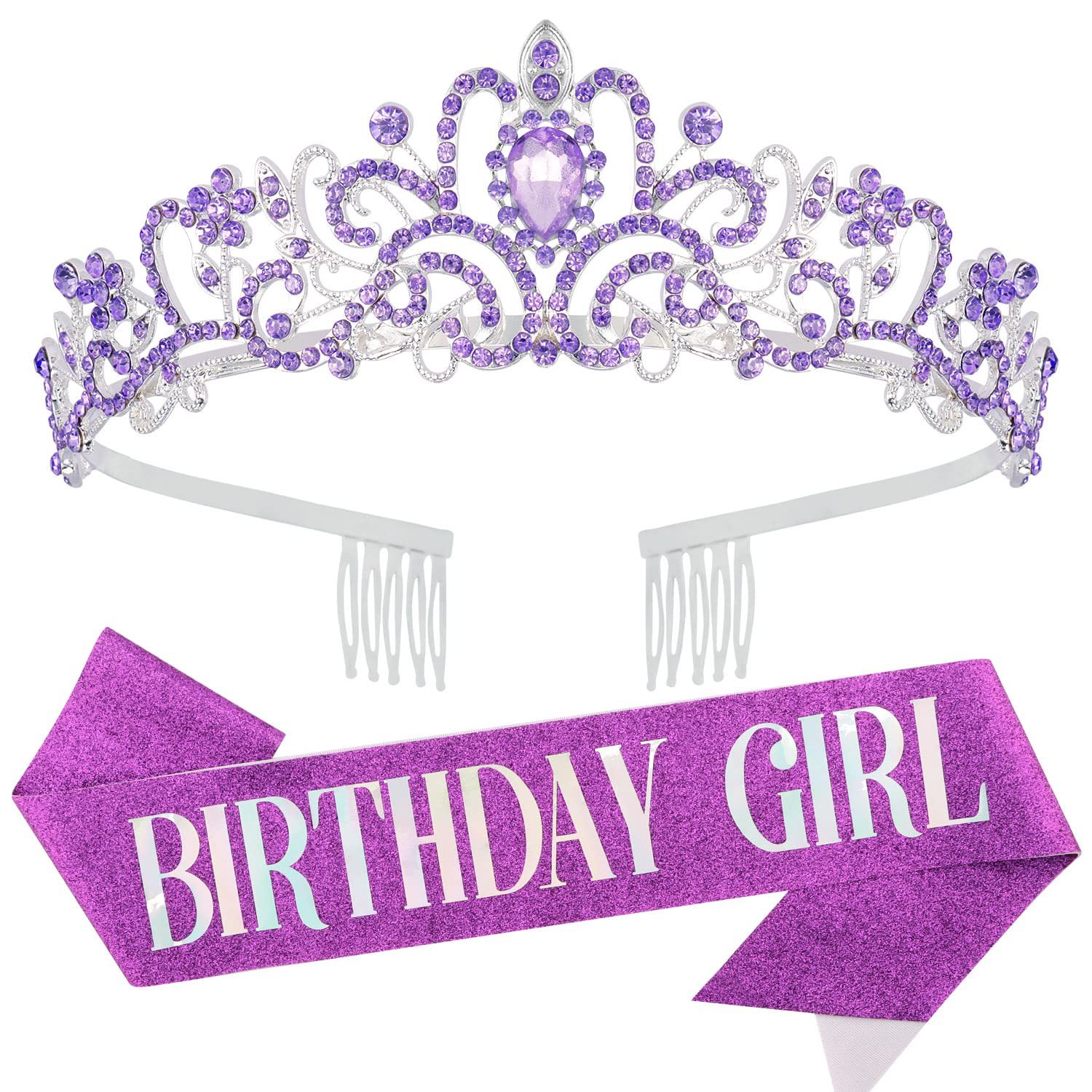 Birthday Queen Sash and Crysta - Birthday Sash Glitter ulasan dan harga