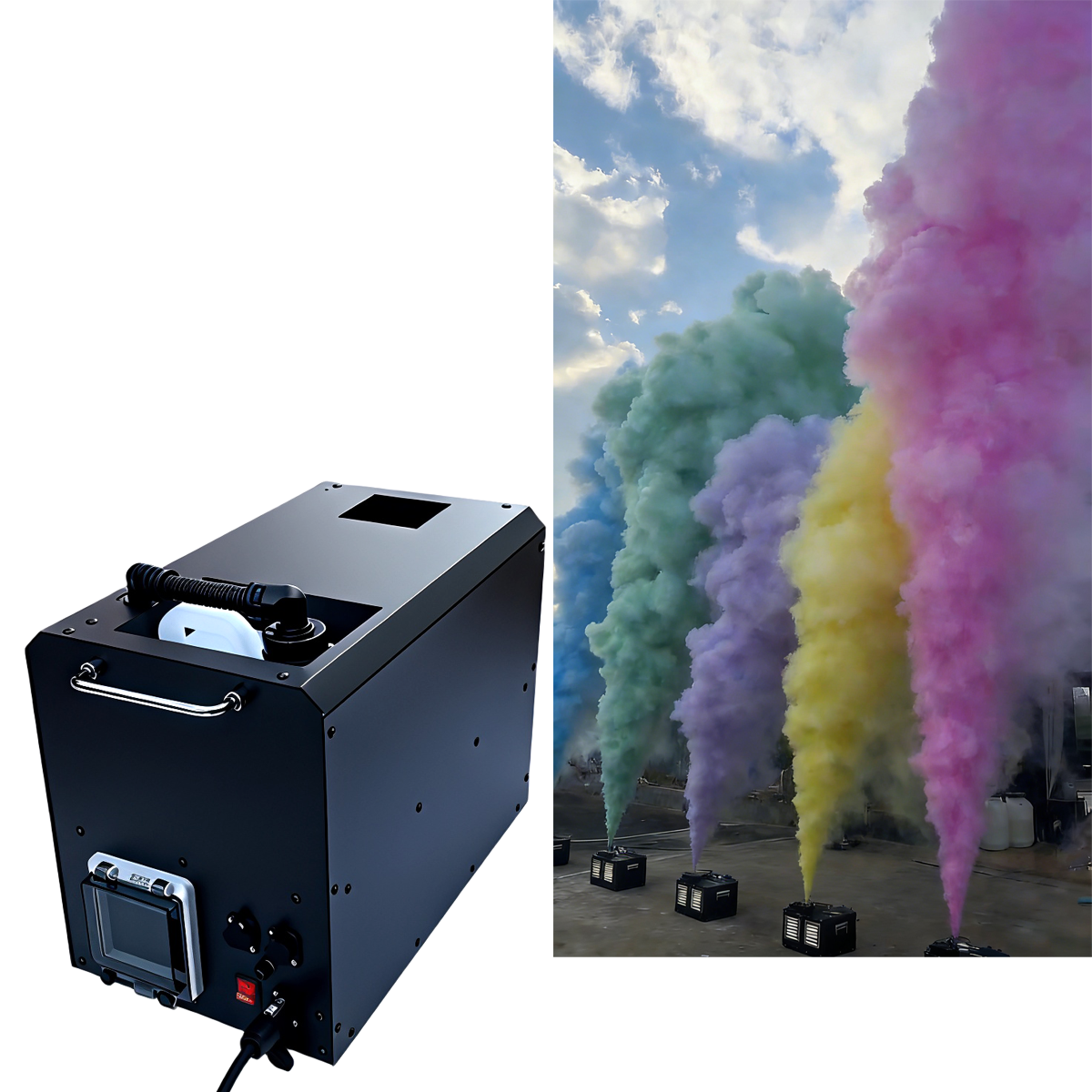 Color Fog Smoke Machine Stage  - Event Party Dj ulasan dan harga