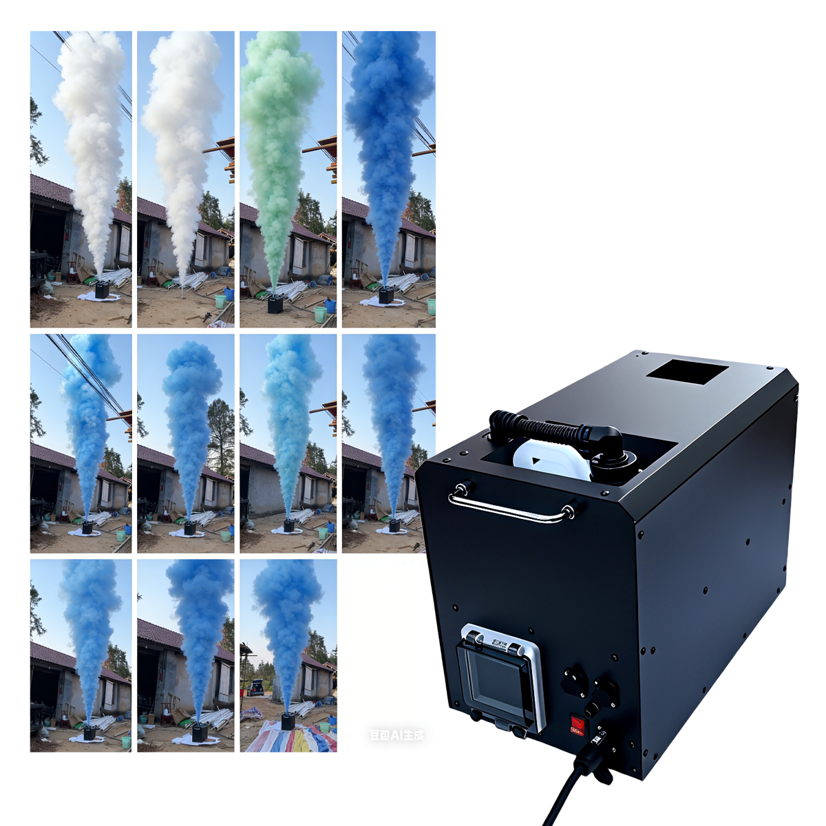 Color Fog Smoke Machine Stage  - Event Party Dj ulasan dan harga