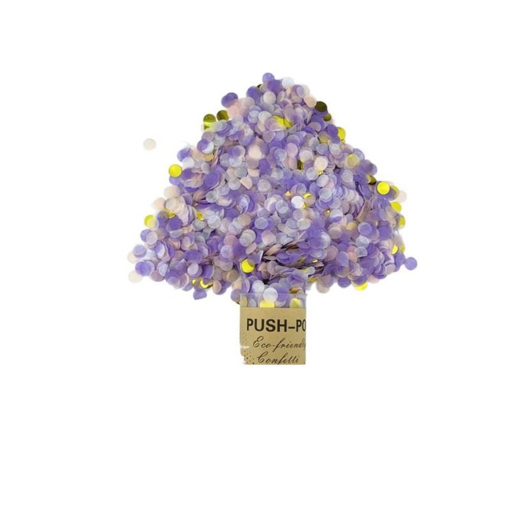 Colorful 1Pcs Bridal Shower Pu - Confetti Cannon Tube ulasan dan harga