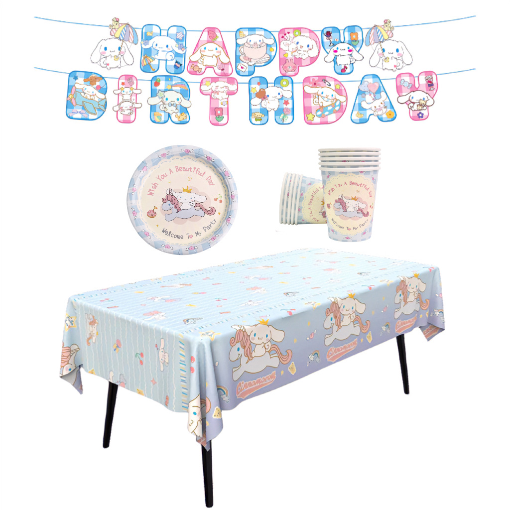 Kuormi Birthday Party Tableclo - Table Cloth Disposable ulasan dan harga