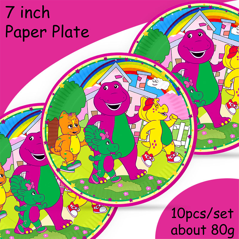 Dinosaur Barney Party Supplies - Table Cloth Disposable ulasan dan harga