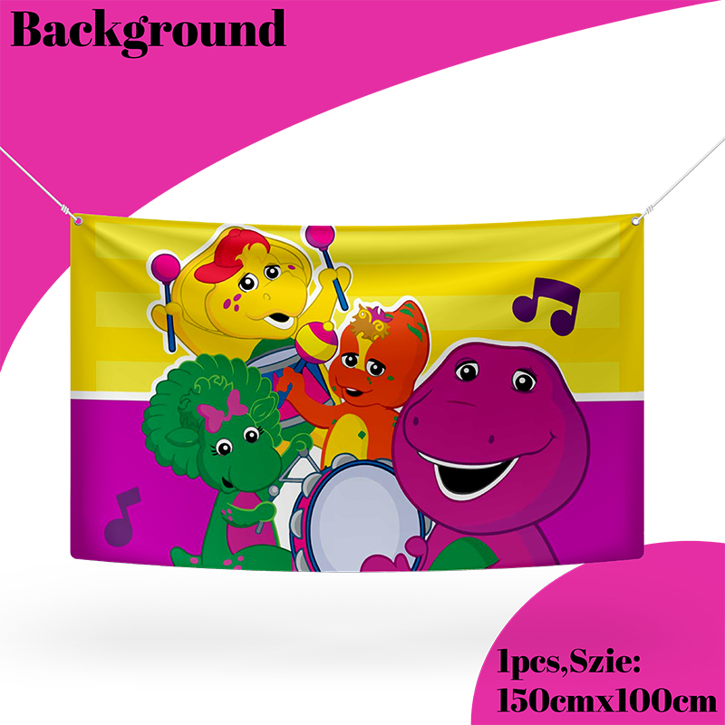 Dinosaur Barney Party Supplies - Table Cloth Disposable ulasan dan harga