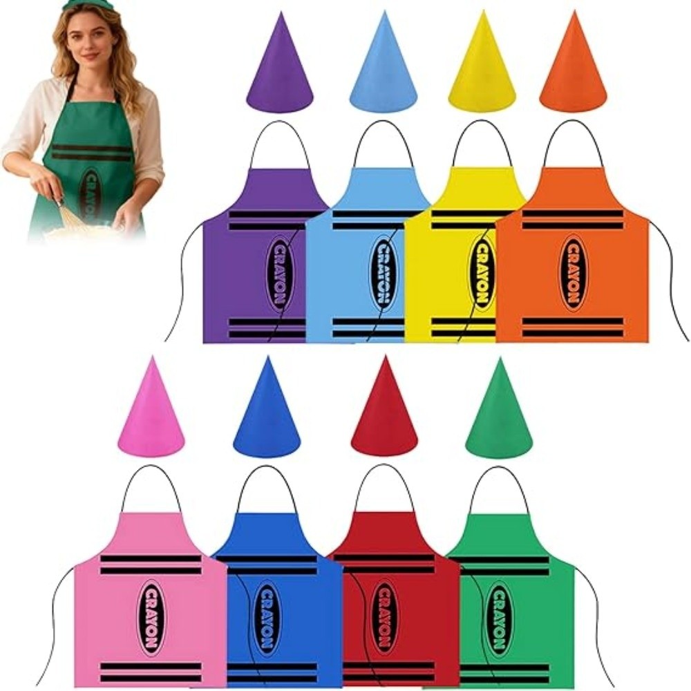 New Colorful Crayon Themed Gno - Party Hat Cone ulasan dan harga