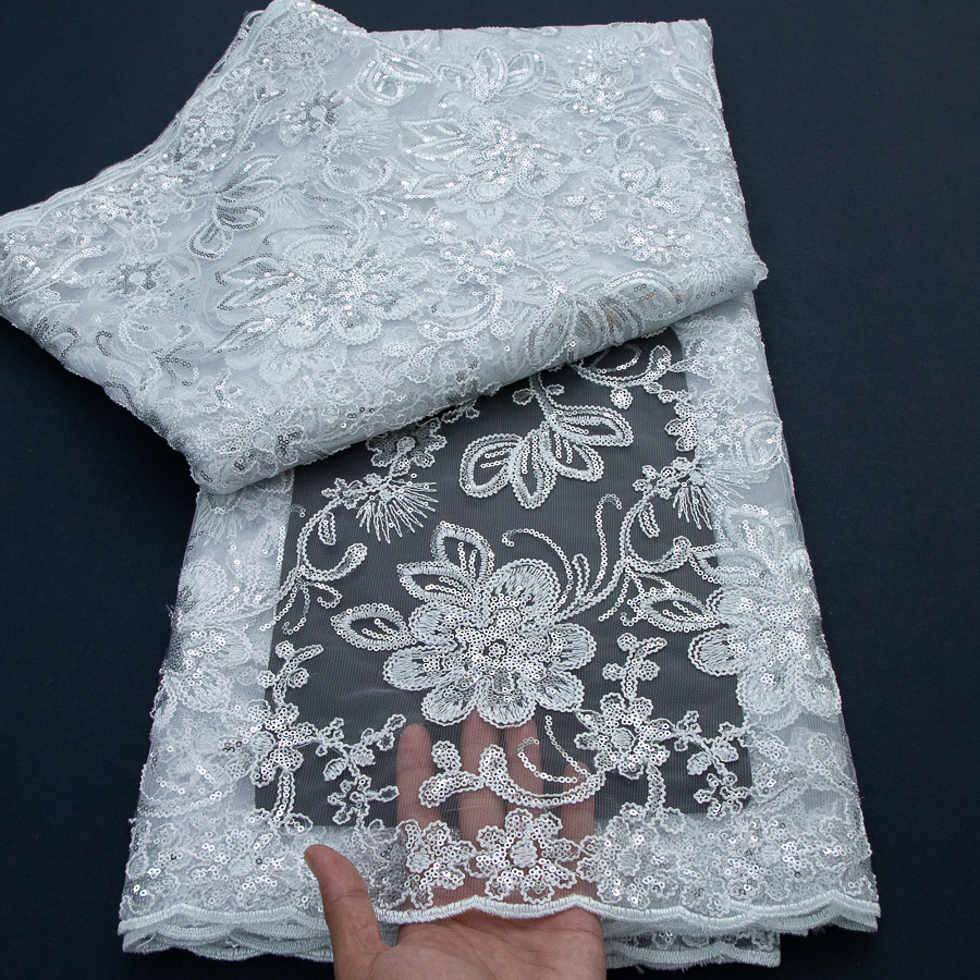 2026 African Mesh Tulle Lace F - Glitter Tablecloth ulasan dan harga