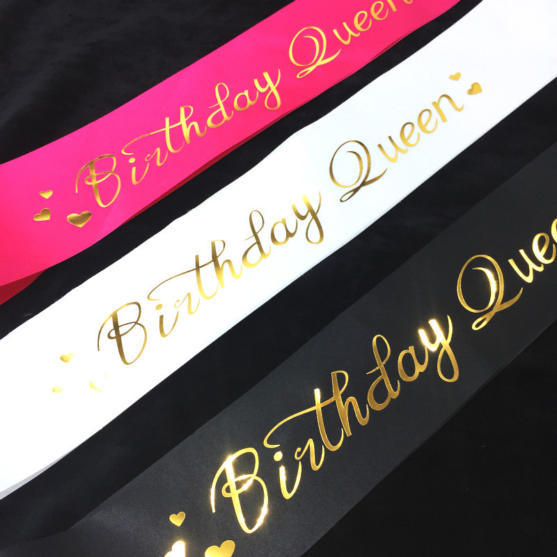 Birthday Girl Ribbons Shoulder - Birthday Sash Glitter ulasan dan harga
