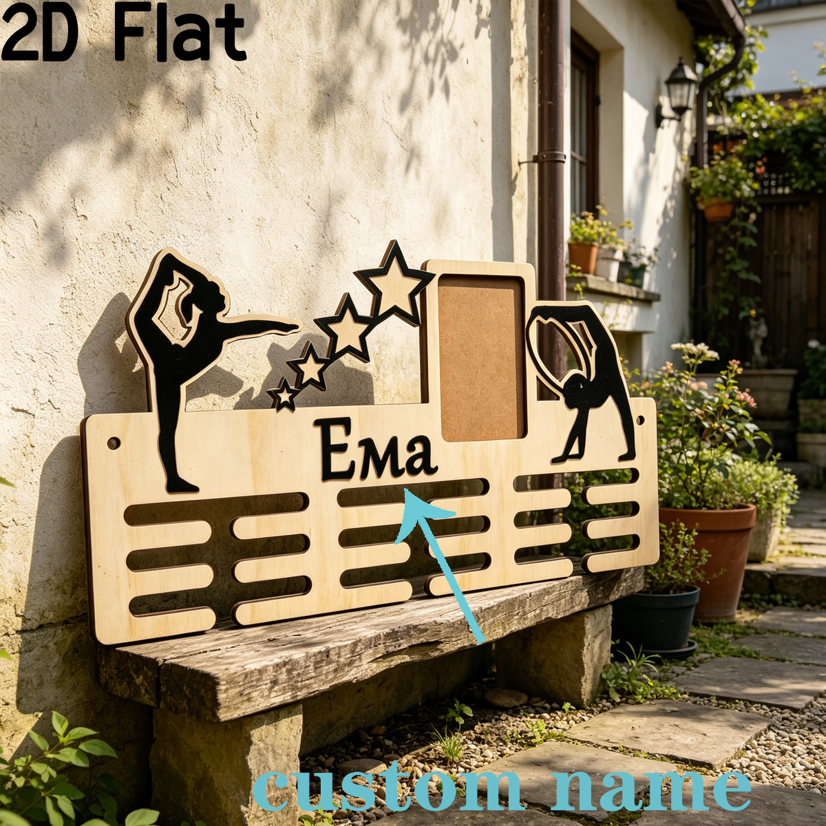 1Pc Custom gymnastics Wooden M - Eve Party ulasan dan harga