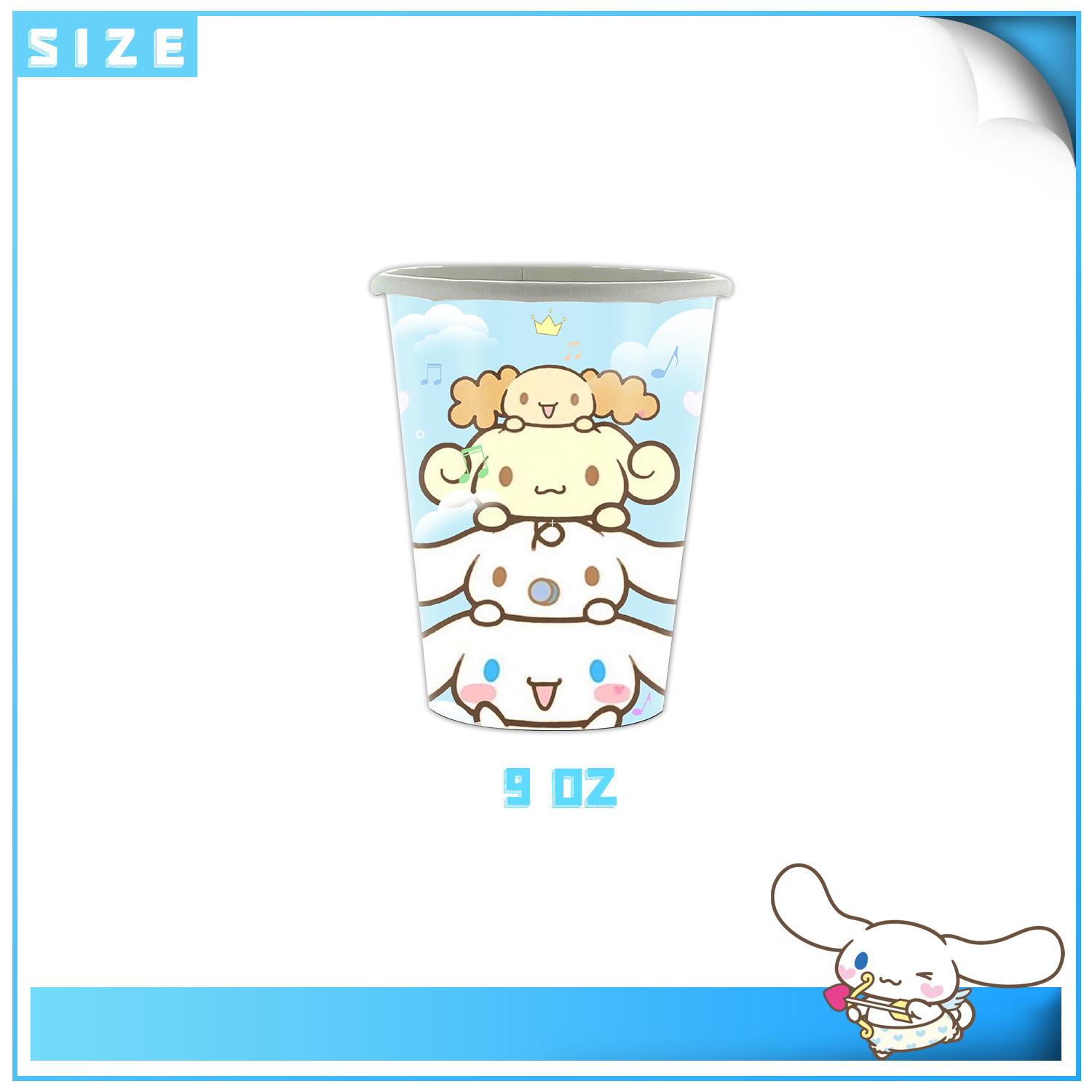Cartoon Cinnamorolled Birthday - Table Cloth Disposable ulasan dan harga