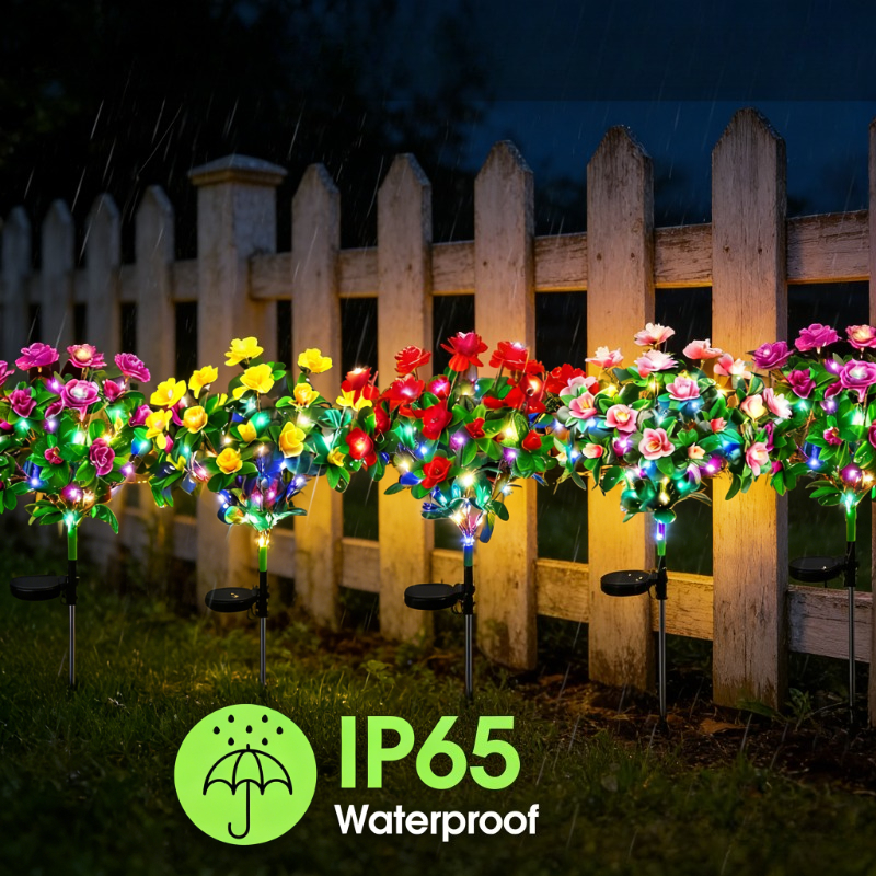 Waterproof LED Solar Rhododend - Neon Sign Party ulasan dan harga